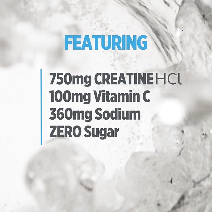 CON-CRET Creatine HCl + Hydration | Electrolyte Powder Tub | Citrus Mango | Sugar Free Electrolytes | Rehydration Formula w Potassium Sodium Zinc Magnesium to Hydrate &amp Recover (40 serv)