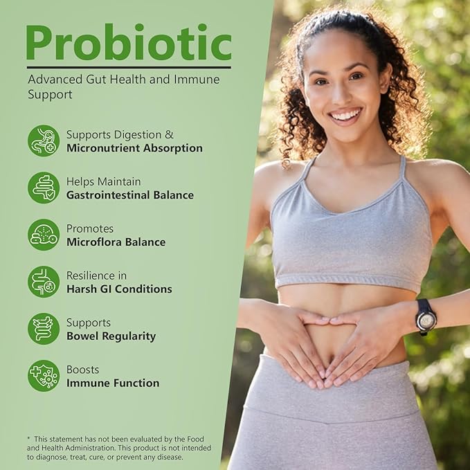 Womens Probiotic - 23 Billion CFU++ Probiotic Capsules for Gut Health for Men Enhanced Daily Immune Support - probiotics for Women - 30 Capsules