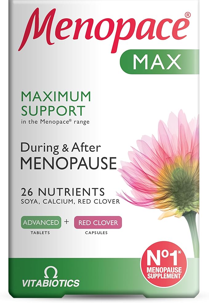 Menopace by Vitabiotics Max Capsules &amp Tablets x 84