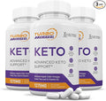 (3 Pack) Turbo Ripped Keto ACV Pills 1275MG Keto Support Blend Capsule Alternative to Keto ACV Gummies Formulated with Apple Cider Vinegar Extra Virgin Olive Oil Powder Green Tea Leaf 180 Capsules