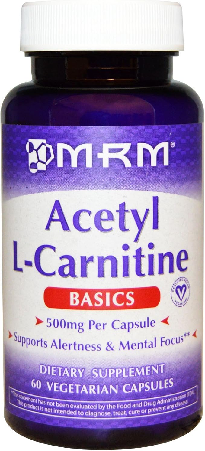 MRM Acetyl L-Carnitine 500 mg 60 Veggie Caps - 2pc