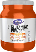 NOW Foods Sports Nutrition L-Glutamine Pure Powder Nitrogen Transporter* Amino Acid 35.3-Ounce
