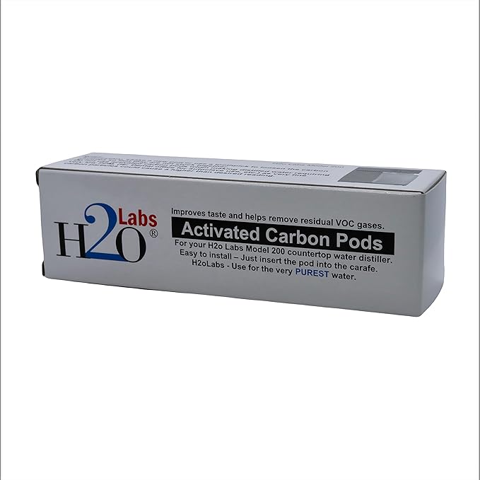 Activated Carbon Pods for H2o Labs Model 200 Water Distiller
