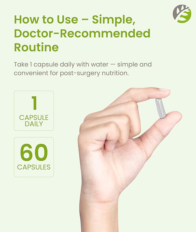 BariSlim Iron Plus Capsules - Formulated for Patients After Weight Loss Surgery Including Gastric Bypass &amp Gastric Sleeve – Easy Digestion &amp Comprehensive Health Support | 2 Month Supply (60 S