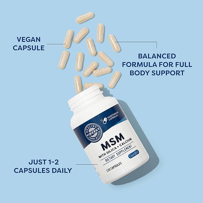 Vimergy L-Lysine (270 Capsules) &amp MSM (120 Capsules) Kit