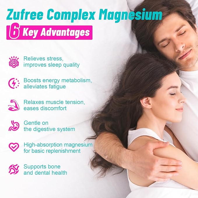 Magnesium Complex 12 in 1 Supplement 700mg Per Serving - 100% Chelated Purified Magnesium Glycinate - 120 Capsules - Support Sleep Heart Muscle Bone Health - High Absorption