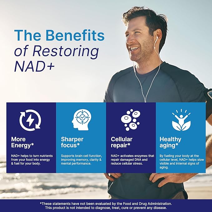 NAD Resveratrol Supplement | 710mg for Cellular Energy &amp Support | NAD Supplement Promote Overall Wellness &amp Vitality | 60 Capsules (30 Servings) for Men &amp Women