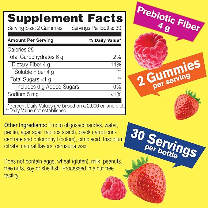 WellYeah Probiotic Men 10B CFUs + Prebiotic Fiber Gummies Bundle - Great Tasting Vitamin Supplement Gluten Free GMO Free Chewable Gummy