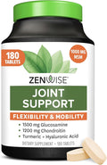 Zenwise Health Joint Support Supplement with Glucosamine Chondroitin MSM Curcumin &amp Sulfate - Joint Health for Women &amp Men - Mobility &amp Flexibility Support for Knee Cartilage &amp Bone