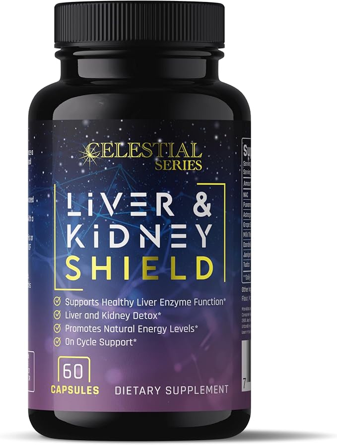 Complete Nutrition Liver &amp Kidney Shield Capsules 60 Count - on and Post Cycle Support