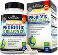 BioSchwartz Daily Probiotic Nutritional Supplement - 40 Billion CFU for Gut Health - Probiotics for Men and Women - Digestive Health with Astragalus &amp Lactobacillus - Shelf Stable - 120 Count