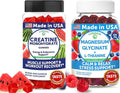Lunakai USA Made Creatine &amp Magnesium Gummies Bundle – Recovery &amp Calm Support – 60 Non-GMO Gummies Eac