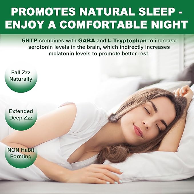 NEVISS Sugar Free L-Theanine Calm Gummies 120 Counts + Sugar Free 5-HTP Gummies 120 Counts