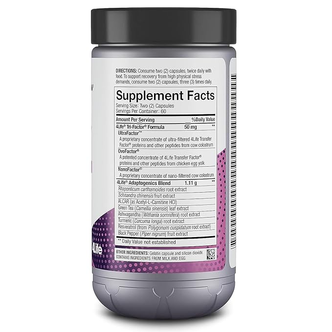 4Life - Transform Transfer Factor Renuvo - Healthy Aging - 120 Capsules