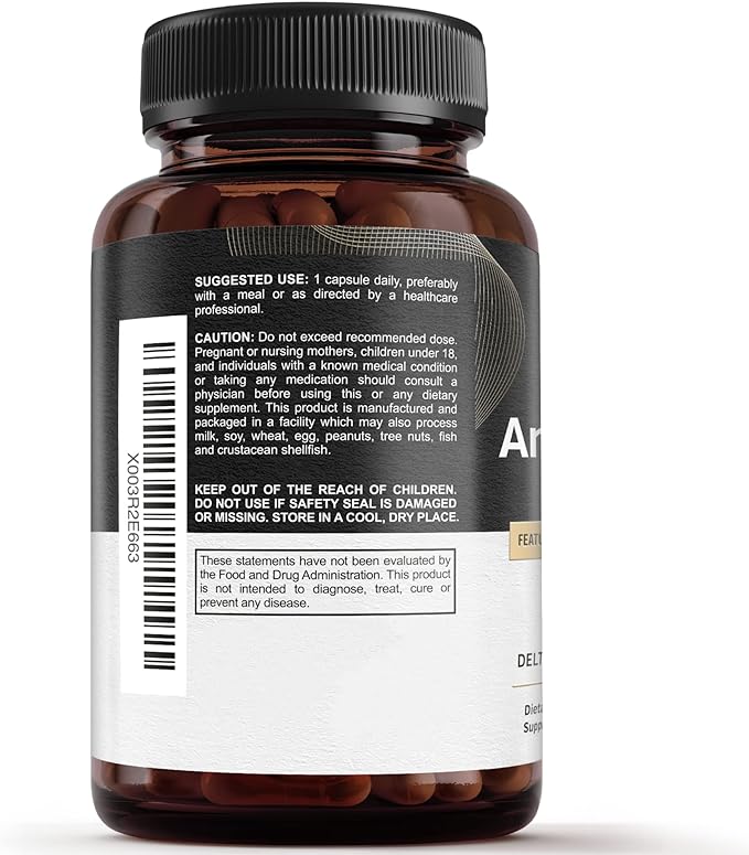 Sunergetic Premium Annatto Tocotrienol Supplement – with DeltaGold – Tocotrienols Vitamin E 300 mg – Supports Liver Immune &amp Heart Health - Delta + Gamma Tocotrienols (60 Liquid Capsules)