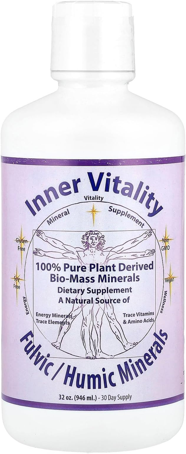 Morningstar Minerals Inner Vitality Fulvic/Humic Minerals 32 oz (946 ml)