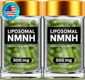 Liposomal NMNH Supplement 300mg – Boosts NAD Anti-Aging Energy &amp Focus – NMM Capsules Alternative to for Cellular Vitality – Third-Party Tested 120 Vegan Capsules | 2 Packs