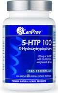 CanPrev 5-HTP 100 with B6 and Magnesium Vegi Capsules 60 Count