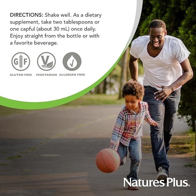 NaturesPlus Liquid Vitamin C - 1000 mg 30 fl oz - with Lemon Bioflavonoids - Vegetarian Gluten Free - 30 Servings