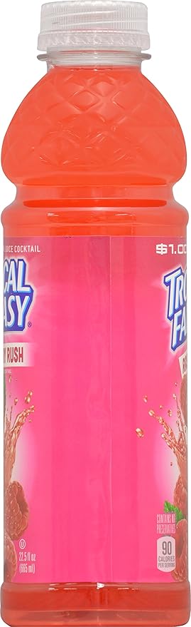TROPICAL FANTASY Raspberry 22.5 Ounce Bottles (Pack of 24)