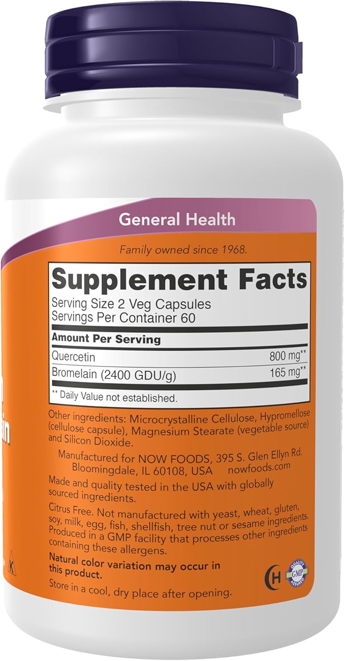 Quercetin w/Bromelain 120 VegiCaps