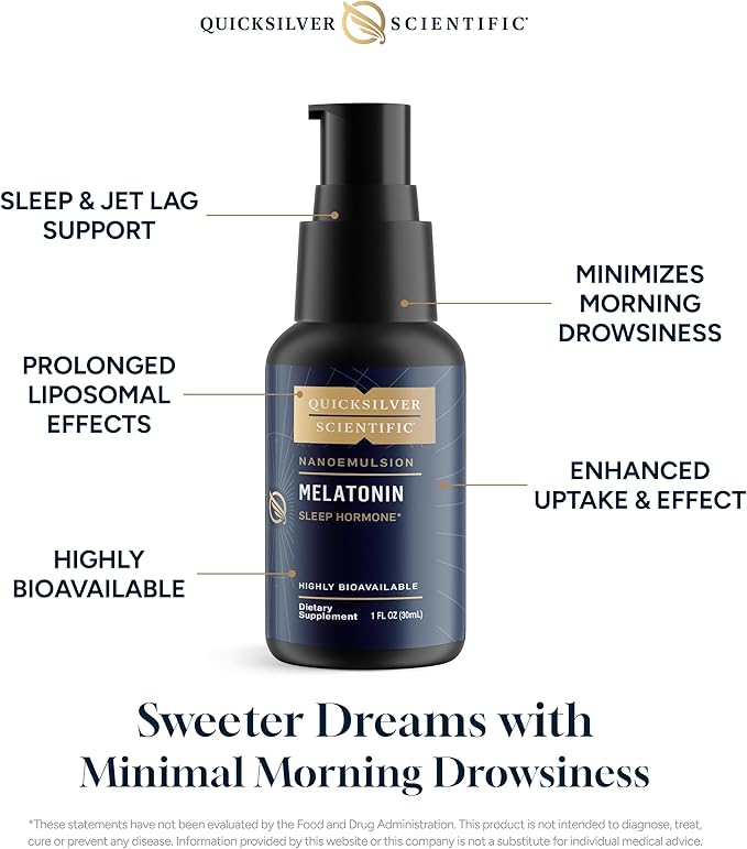 Quicksilver Scientific Liposomal Melatonin Liposomal GABA + L Theanine Bundle