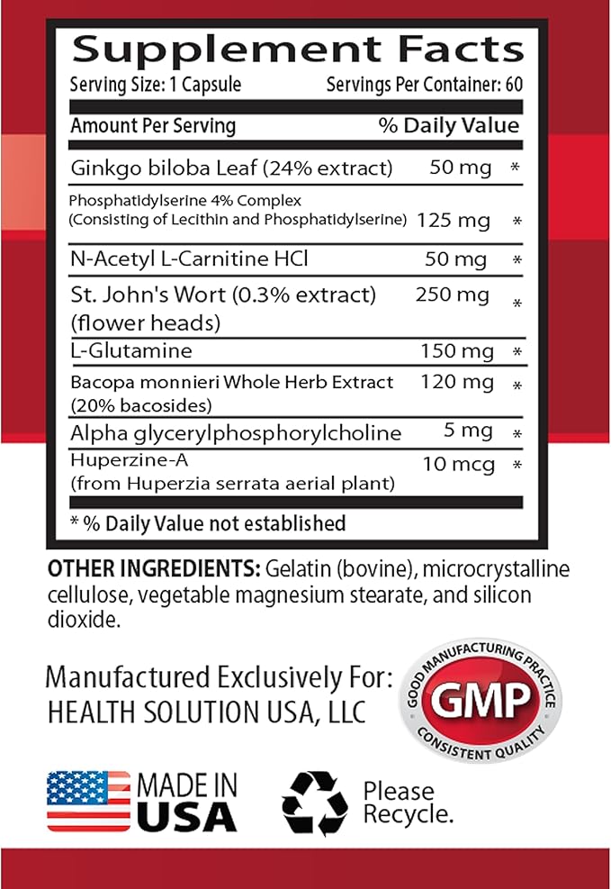 brain and memory - BRAIN AND MEMORY BOOSTER - increase processing speed mind clarity and focus supplement mind and memory support supplement memory brain supplement youthful brain - 2B 120 Caps