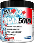 Evlution BCAAs Amino Acids Powder - BCAA Powder Supplement Post Workout Recovery Drink and Stim Free Pre Workout Energy - Branched Chain Amino Acids Supplement for Men &amp Women
