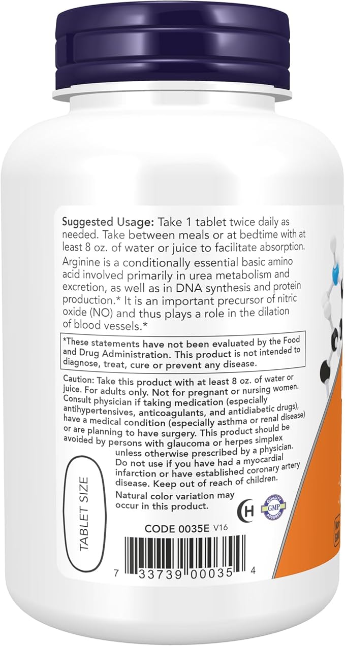 NOW Supplements L-Arginine 1000 mg Nitric Oxide Precursor* Amino Acid 120 Tablets &amp Supplements Lecithin 1200 mg with Naturally Occurring Phosphatidyl Choline 200 Softgels