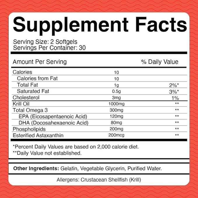 Dr. Colbert MD Living Krill Oil | by Divine Health | Keto Zone | 1000mg | DHA | EPA | Astaxanthin | Phospholipids | 30 Servings | 60 Softgels
