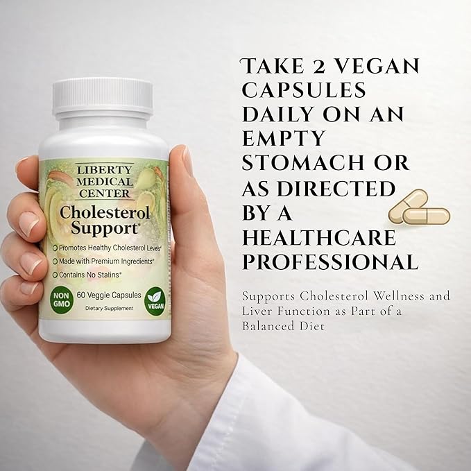 Cholesterol Support Supplement by Dr. Rodney Malisos – Heart Health &amp Cholesterol Wellness Formula with Bergamot Berberine Garlic Milk Thistle &amp Olive Leaf – 60 Capsules