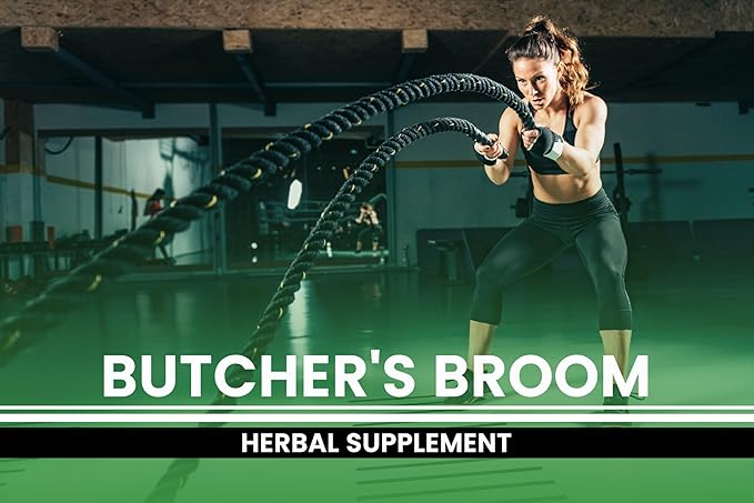 PURE ORIGINAL INGREDIENTS Butcher's Broom (365 Capsules) No Magnesium or Rice Fillers Always Pure Lab Verified