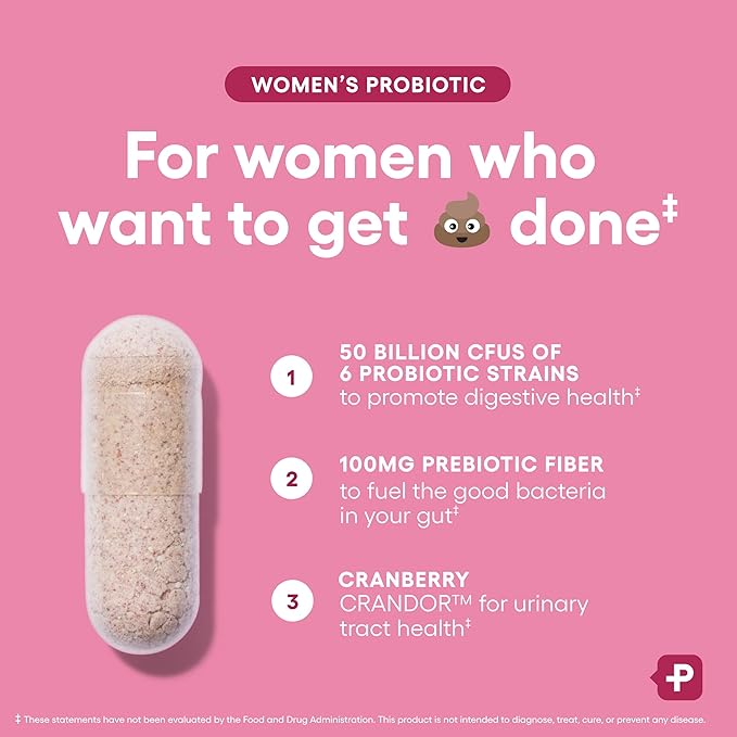 Physician's CHOICE Women's Probiotic 60 Count + Easy Mix Fiber Bundle