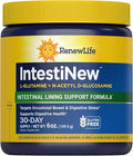 Renew Life IntestiNew Intestinal Lining Support Formula Powder Supplement Supports Digestive Health L-Glutamine Dairy Soy and gluten-free 5.7 oz.