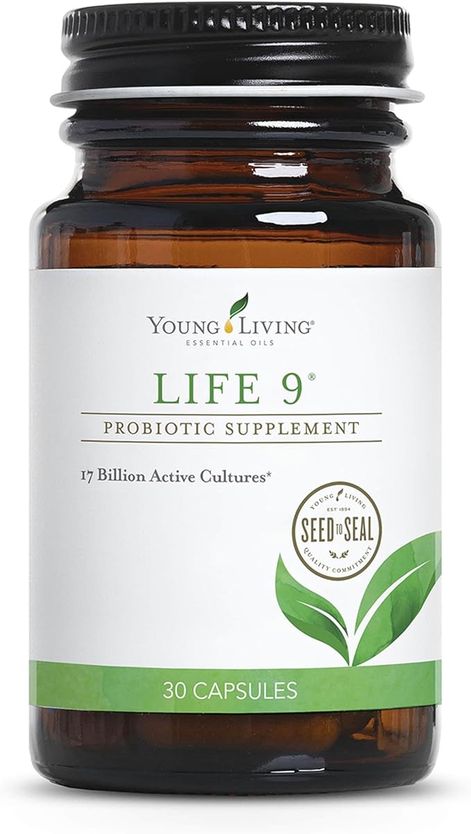 Young Living Life 9 Probiotic Capsules – Daily Digestive Support &amp Gut Health Supplement 9 Probiotic Strains 30 Count