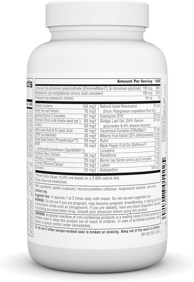 Source Naturals Life Force Multiple Daily Multivitamin High Potency Essential Vitamins Minerals Antioxidants &amp Nutrients - Energy &amp Immune Boost - 120 Capsules