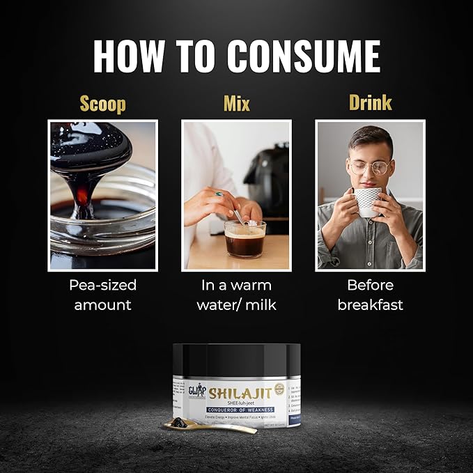 GWAP Shilajit Resin – 78% Fulvic Acid Shilajit Resin for Energy Stamina and Wellness Support with Maximum Potency