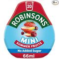 Robinsons Mini Summer Fruits On-The-Go Squash 66ml (Pack of 6)