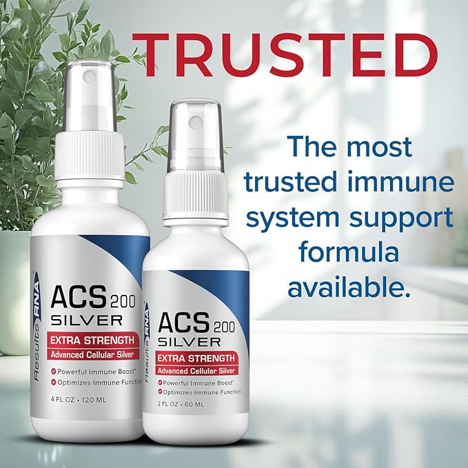 Results RNA - ACS 200 Silver Extra Strength Immune System Support – Advanced Cellular Colloidal Silver Supercharges Your Immune System. Recommended by Doctors Worldwide ( 4 oz )