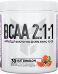 FINAFLEX PURE BCAA 2:1:1 Watermelon - 9.7 oz - Promotes Strength Recovery &amp Performance - With 2:1:1 Ratio of Leucine Isoleucine &amp Valine + Vitamin C - 30 Servings