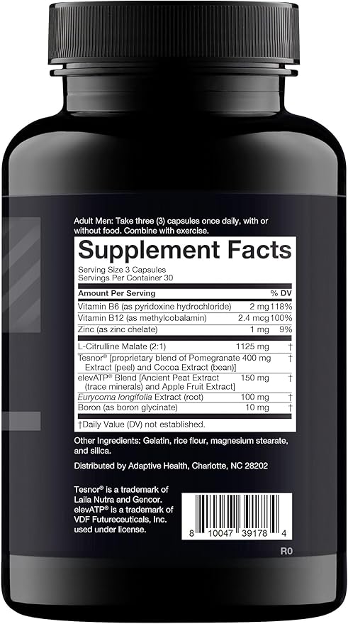 Nugenix Essentials Citrulline and Total-T Testosterone Booster for Men