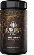 Black Lotus Pure Shilajit Resin Raw Honey Liquid Tincture 300ml 100% Pure Natural Shilajit for Men &amp Women Amino Acids 175mg Fulvic Acid 85 Ionic Trace Minerals For Immune Support Focus En