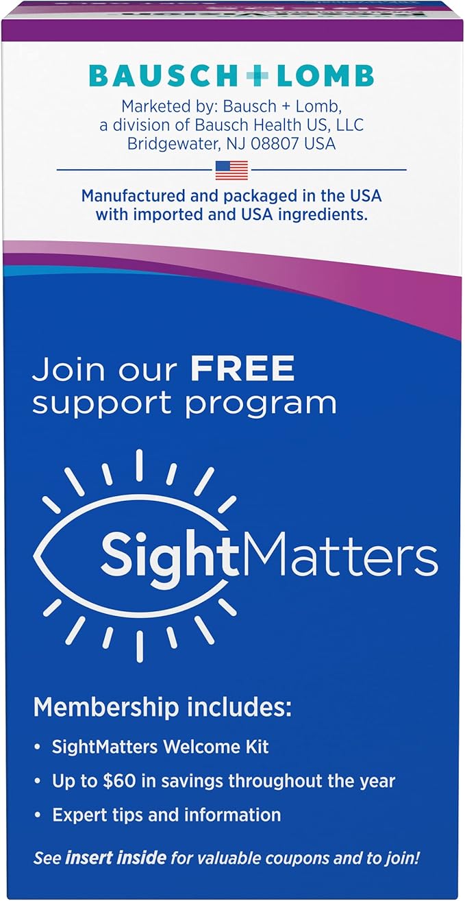 Bausch + Lomb PreserVision AREDS Eye Vitamin &amp Mineral Supplement Tablets 120 Count Bottle (Soft Gels) (Pack of 2)