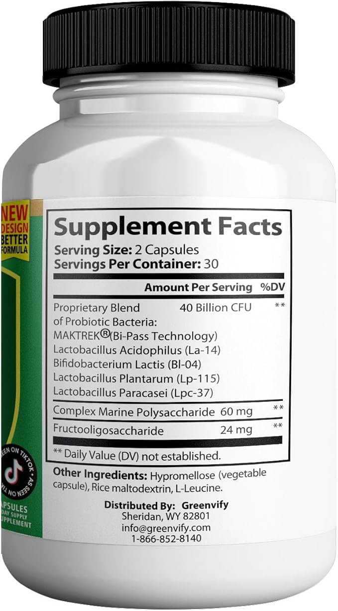 Dentatix Max Pro for Gums and Teeth Health &amp Fresh Breath - 40 Billion CFU Advanced Oral Probiotics for Mouth Bad Breath Capsule Supplement (5)