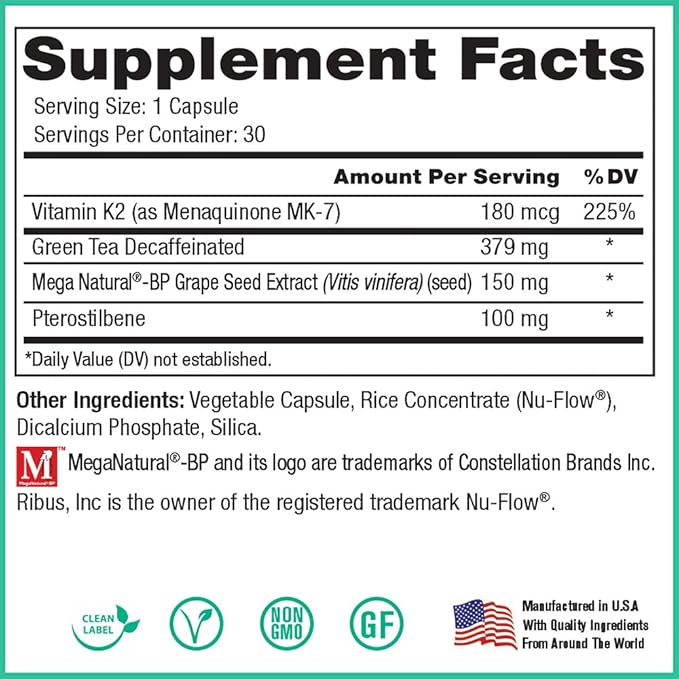 Peak BP Platinum from Peak Pure &amp Natural - 30 Capsules