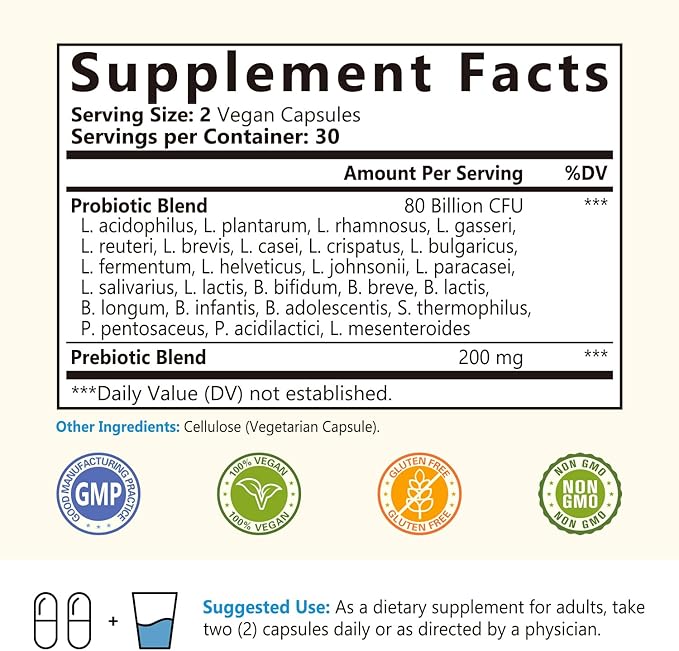 Krill Oil 1000mg and Probiotics Bundle Omega 3s with DHA EPA &amp Astaxanthin Plus 80 Billion CFU 25 Strains Gut Heart &amp Immune Function Non-GMO Made in USA 60 Softgels + 60 Capsules