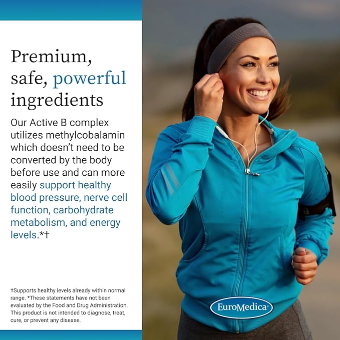 EuroMedica Active Bio-B Caps 60 Count