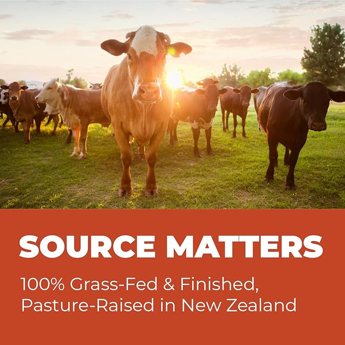 Left Coast Performance Grass Fed Beef Heart and Liver Supplement – Pasture-Raised in New Zealand No Fillers or Flow Agents – Natural CoQ10 &amp Iron Support - Beef Organ Supplement – 180 Capsules