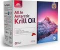 All in Antarctic Krill Oil – Softgel Capsule Supplement with Omega-3 Phospholipids &amp Astaxanthin – Supports Heart Brain Joint Immune &amp Digestive – 60 Softgels