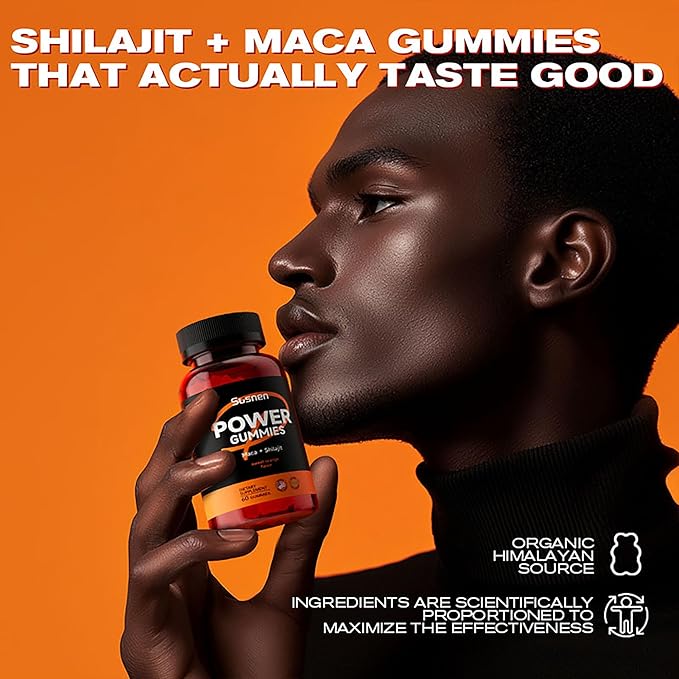 Power Gummieswith maca and shilajitInositol GummiesStrengthens The Body and Promotes Absorptionshilajit Pure Himalayan Organic(60 Gummies)